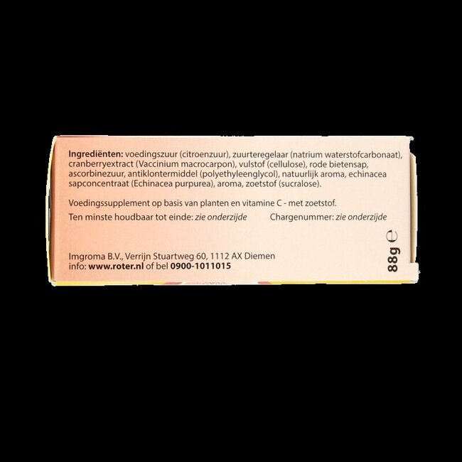 Roter Cranberry vitamine C & echinacea duopack 20 Bruistabletten