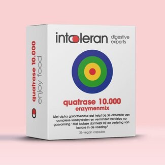 Intoleran Intoleran Quatrase 10.000 36 Vegetarische capsules