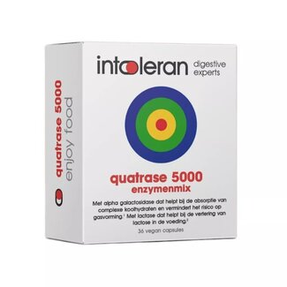 Intoleran Intoleran Quatrase 5.000 36 gélules végétariennes