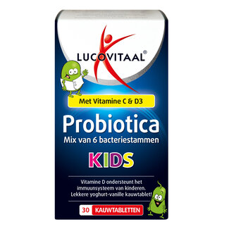 Lucovitaal Lucovitaal Probiotica kids 30 Kauwtabletten