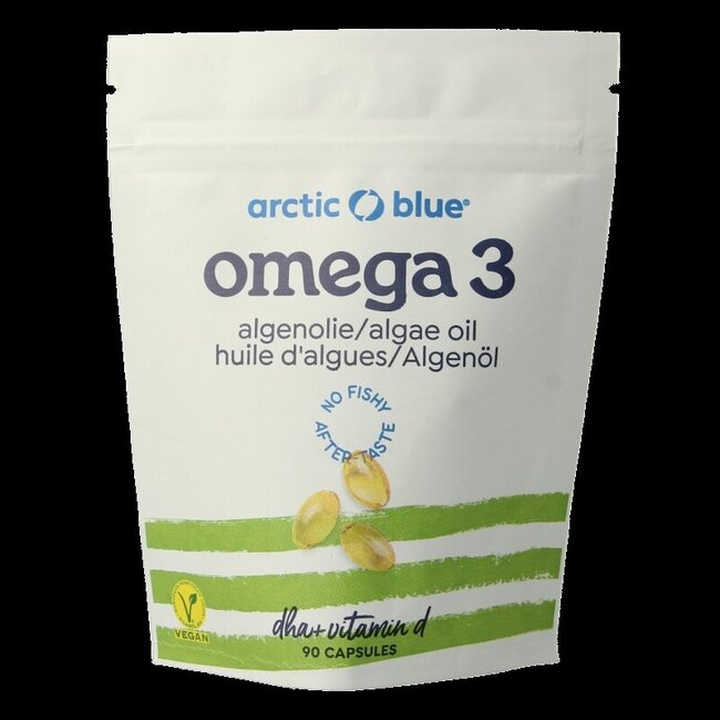 Arctic Blue Algenolie DHA met vitamine D 90 Capsules