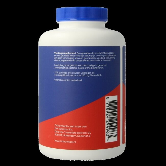 OrthoVitaal Visolie 500mg EPA 18% DHA 12% 240 Softgels