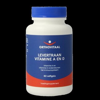 OrthoVitaal OrthoVitaal Levertraan Vitamine A en D 60 Softgels