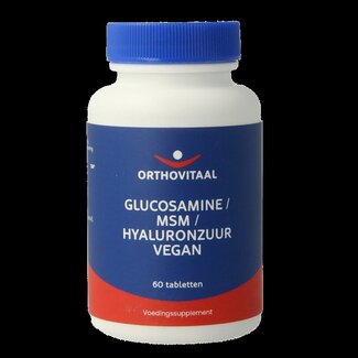 OrthoVitaal Glucosamine / MSM / Hyaluronzuur vegan 60 Tabletten