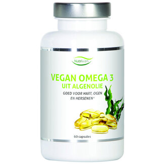 Nutrivian Nutrivian Vegan omega 3 uit algenolie 60 Capsules