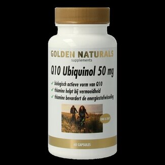 Golden Naturals Golden Naturals Q10 Ubiquinol 50mg 60 Vegetarische capsules