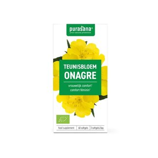 Purasana Purasana Teunisbloem bio 60 Softgels