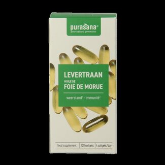 Purasana Purasana Levertraan 120 Softgels