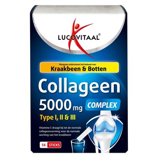 Lucovitaal Lucovitaal Collageen complex 5000mg sticks 14 Stuks