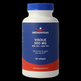 OrthoVitaal OrthoVitaal Huile de Poisson 500 mg EPA 18 % DHA 12 % 120 Capsules Molles