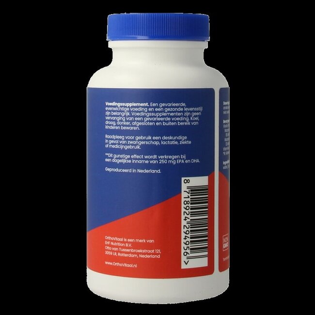 OrthoVitaal Visolie 500mg EPA 18% DHA 12% 120 Softgels