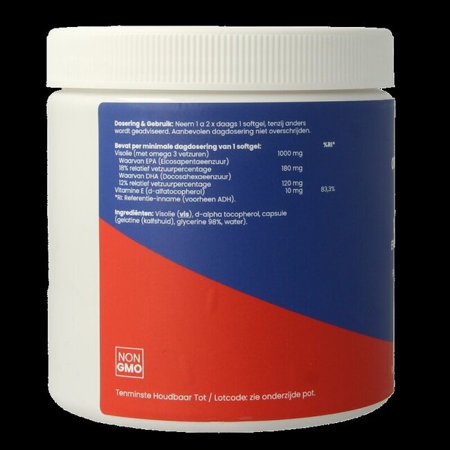 OrthoVitaal Visolie 1000mg EPA 18% DHA 12% 360 Softgels