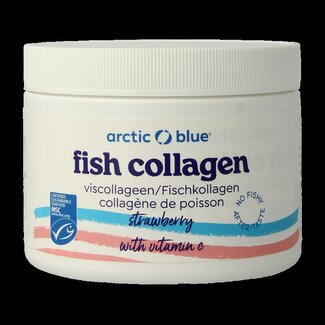 Arctic Blue Arctic Blue Viscollageen poeder MSC aardbei 150 Gram