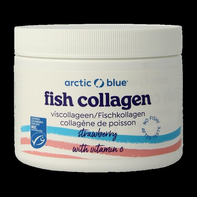 Arctic Blue Viscollageen poeder MSC aardbei 150 Gram