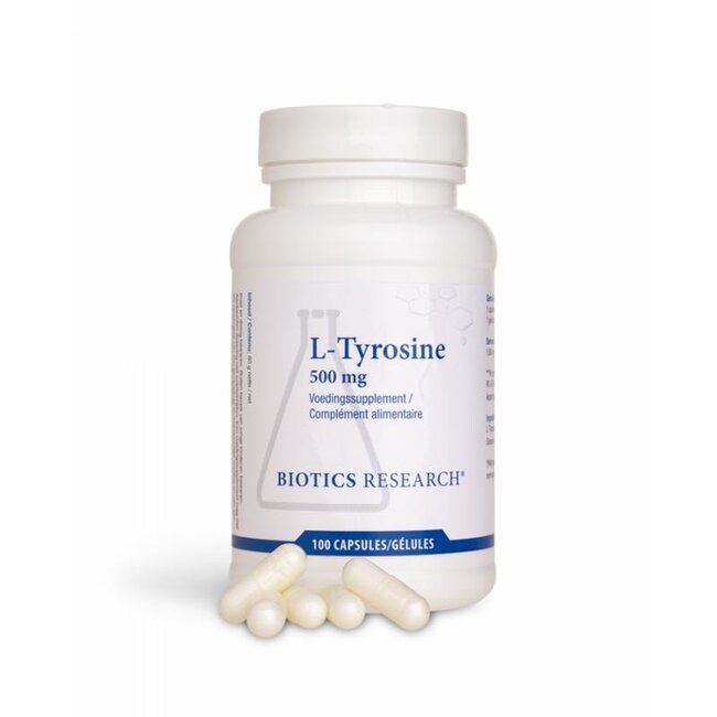 Biotics L-Tyrosine 500mg 100 Capsules