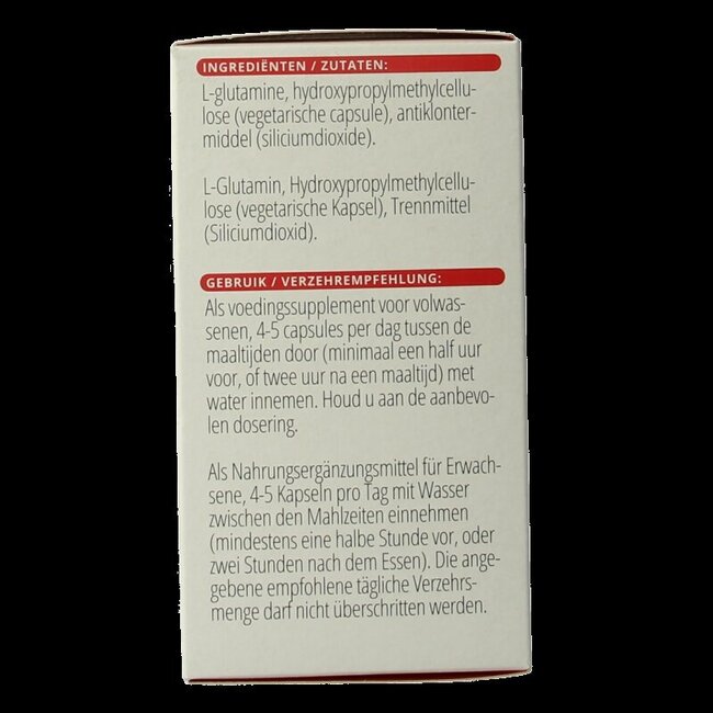 Vitals L-Glutamine 1000mg 60 Capsules