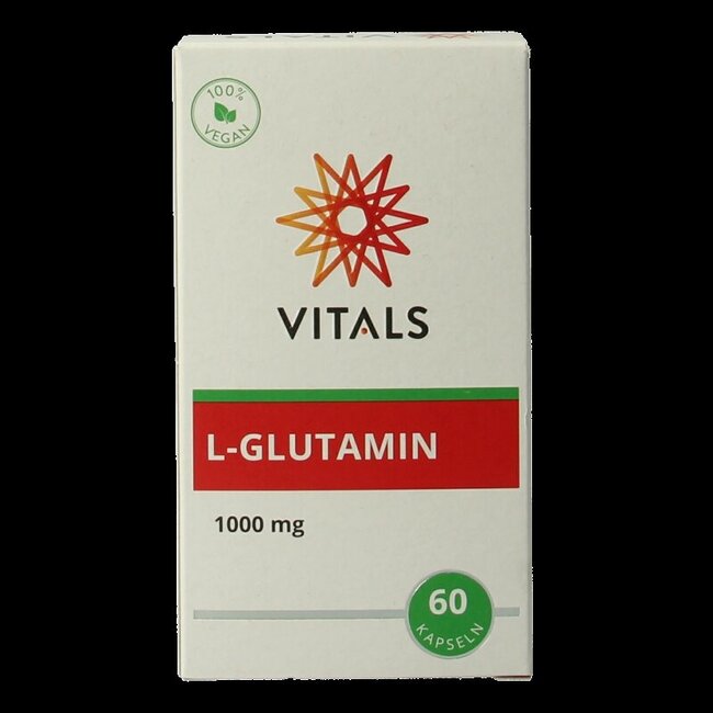 Vitals L-Glutamine 1000mg 60 Capsules