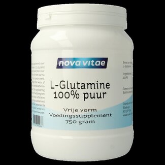 Nova Vitae Nova Vitae L-Glutamine 100% puur 750 Gram