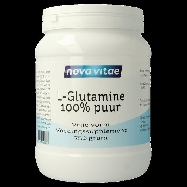 Nova Vitae L-Glutamine 100% puur 750 Gram
