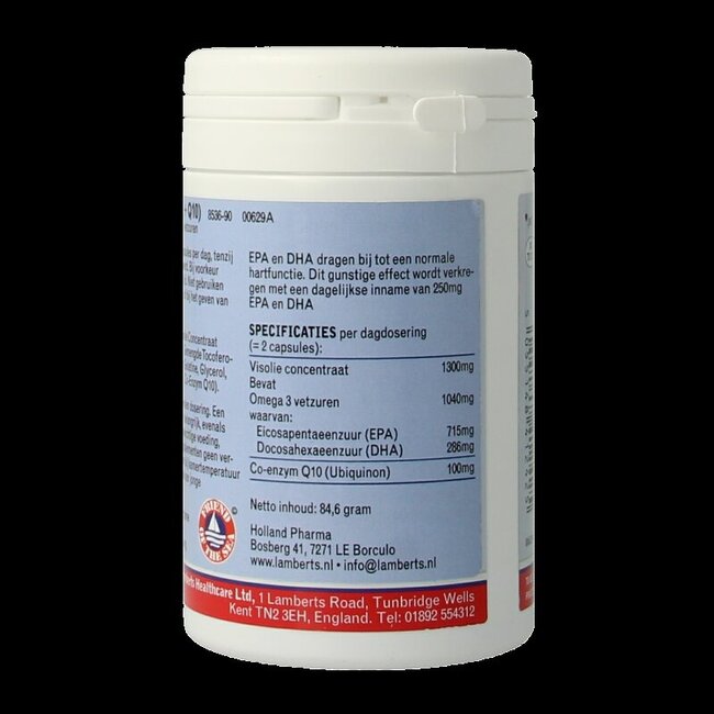 Lamberts Pulse (Visolie + Q10) 90 Capsules