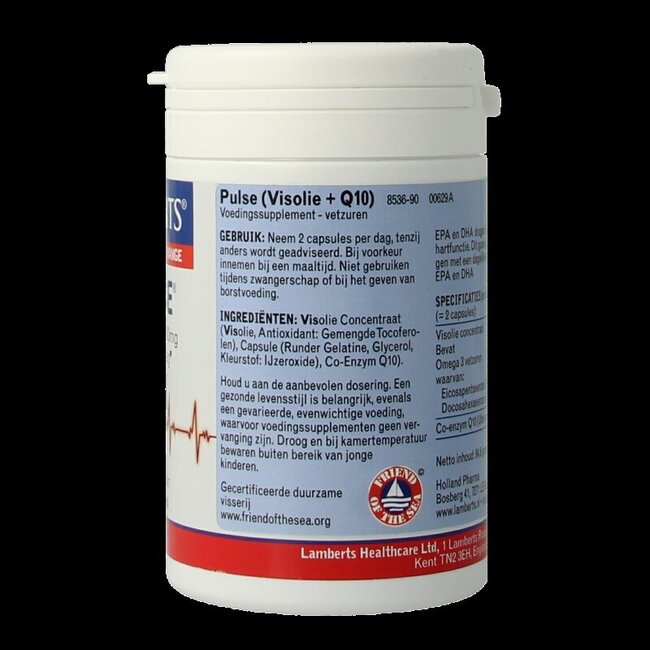 Lamberts Pulse (Huile de Poisson + Q10) 90 Capsules