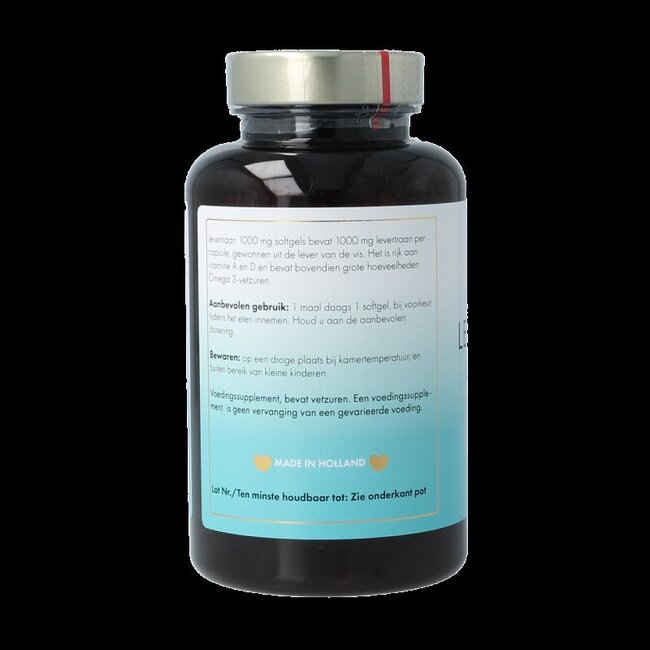 Liever Gezond Levertraan 90 Softgels