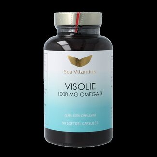 Liever Gezond Omega 3 visolie strong met vitamine E 90 Vegetarische capsules