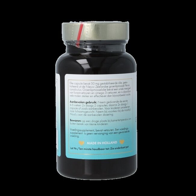 Liever Gezond Groenlipmosselolie aspitol 90 Vegetarische capsules