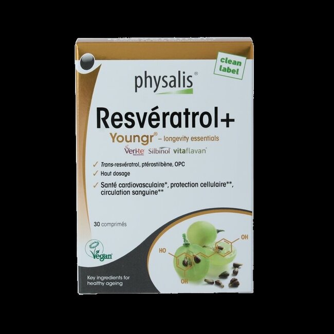 Physalis Resveratrol + vegan 30 Tabletten