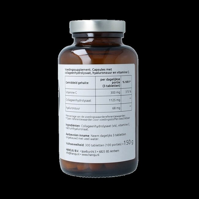Hanoju Hyaluron complexe 500 mg 300 comprimés