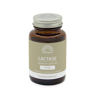 Mattisson Mattisson Lactase optiferm 3000FCC 90 Capsules
