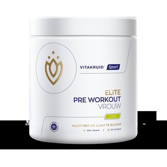 Vitakruid Vitakruid Elite pre workout vrouw 284 Gram