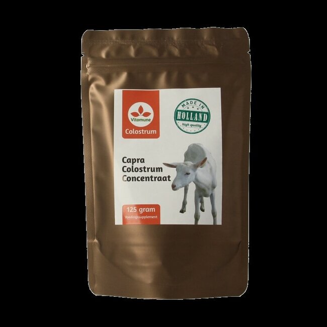 Vitomune Colostrum uit Nederland geitenbiest 125 Gram