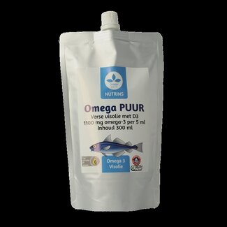 Nutrins Nutrins Omega 3 pure visolie 300 Milliliter