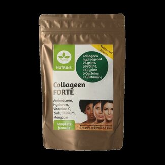 Nutrins Nutrins Collageen forte hydro peptiden 235 Gram