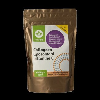 Nutrins Nutrins Collageen peptiden liposomaal vitamine c 225 Gram