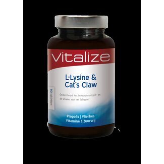 Vitalize Vitalize L-Lysine & cats claw 90 Tabletten
