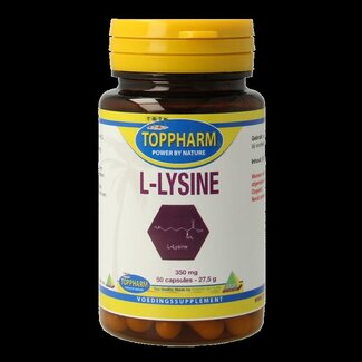 Toppharm Toppharm L-Lysine 350mg 50 Capsules