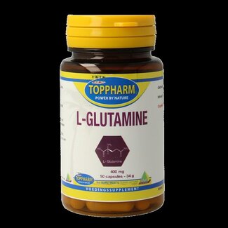 Toppharm Toppharm L-Glutamine 400mg 50 Capsules