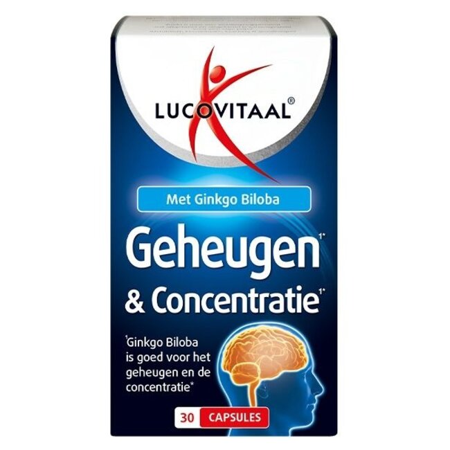 Lucovitaal Geheugen & concentratie 30 Capsules