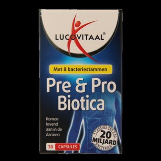 Lucovitaal Lucovitaal Pre & probiotica 30 Capsules