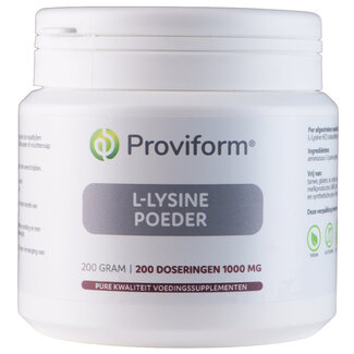 Proviform Proviform L-Lysinepoeder 200 Gram
