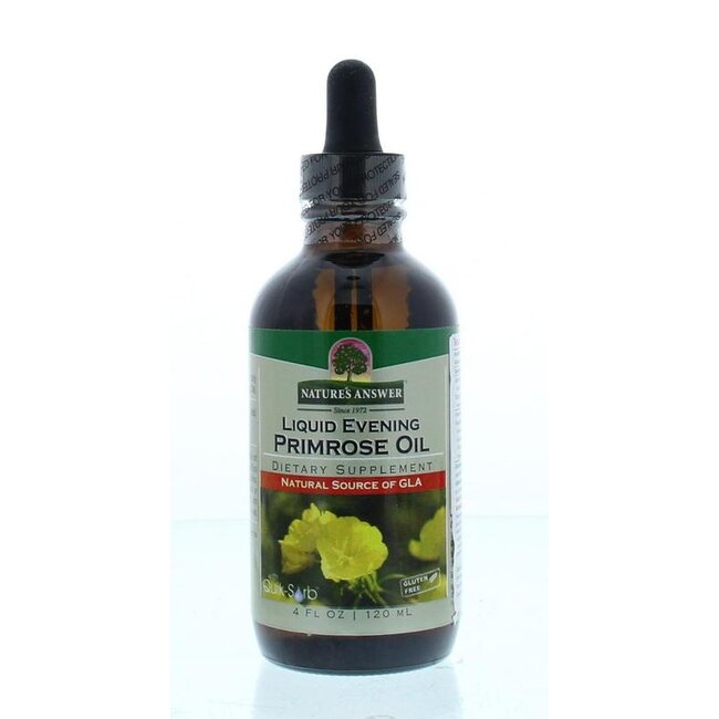 Natures Answer Vloeibaar teunisbloemolie 10% GLA 120 Milliliter