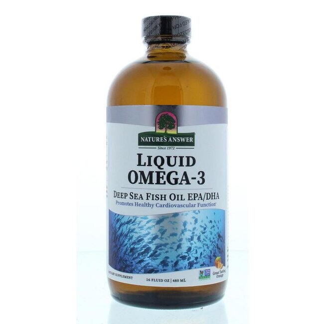 Natures Answer Vloeibaar omega 3 DHA/EPA 1.150mg 480 Milliliter