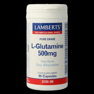 Lamberts L-Glutamine 500mg 90 Vegetarische capsules