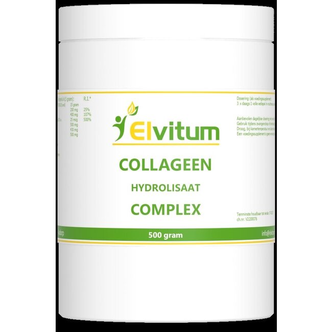 Elvitum Collageen complex 500 Gram