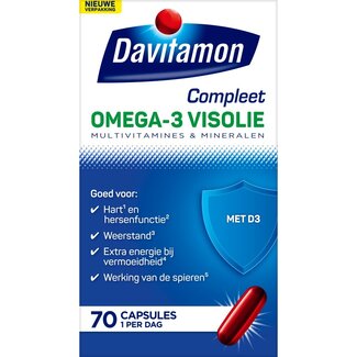 Davitamon Davitamon Compleet omega 3 vis 70 Capsules