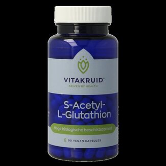 Vitakruid Vitakruid S-Acetyl-L-Glutathion 100 mg 90 Vegetarische capsules
