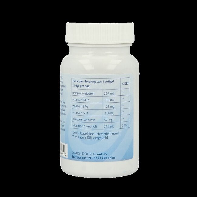 Eczoil Huile de Raie Pastenague 30 capsules molles