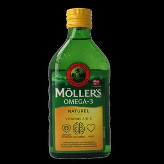 Mollers Mollers Omega-3 levertraan naturel 250 Milliliter